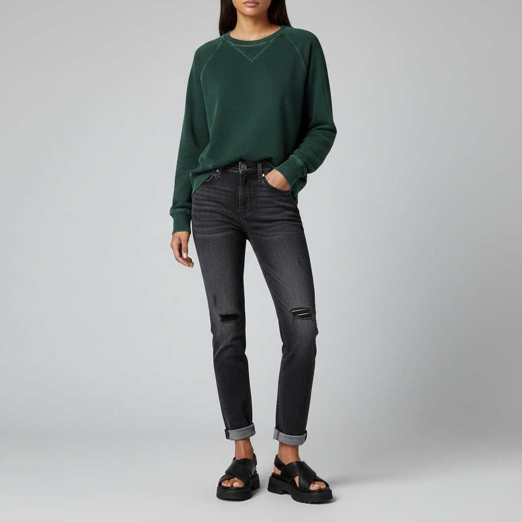 Cozy Pullover Sweater with Pocket | Women's Fashion Sweater