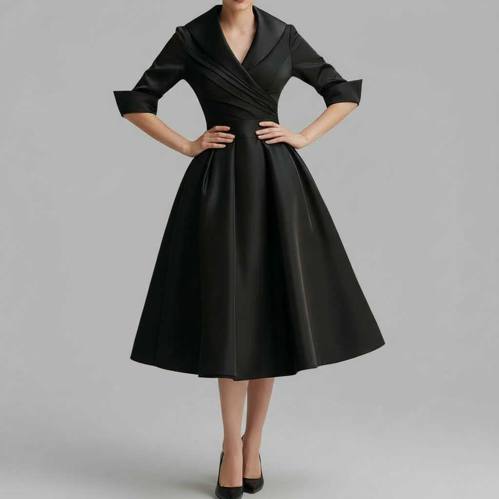 Elegant Midi Dress | Women's Formal Attire