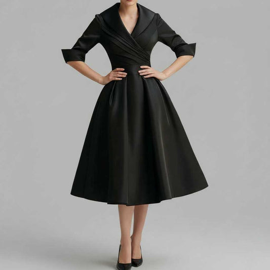 Elegant Midi Dress | Women's Formal Attire