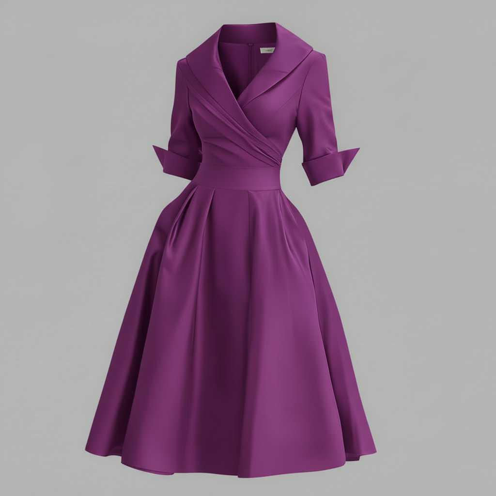 Elegant Midi Dress | Women's Formal Attire