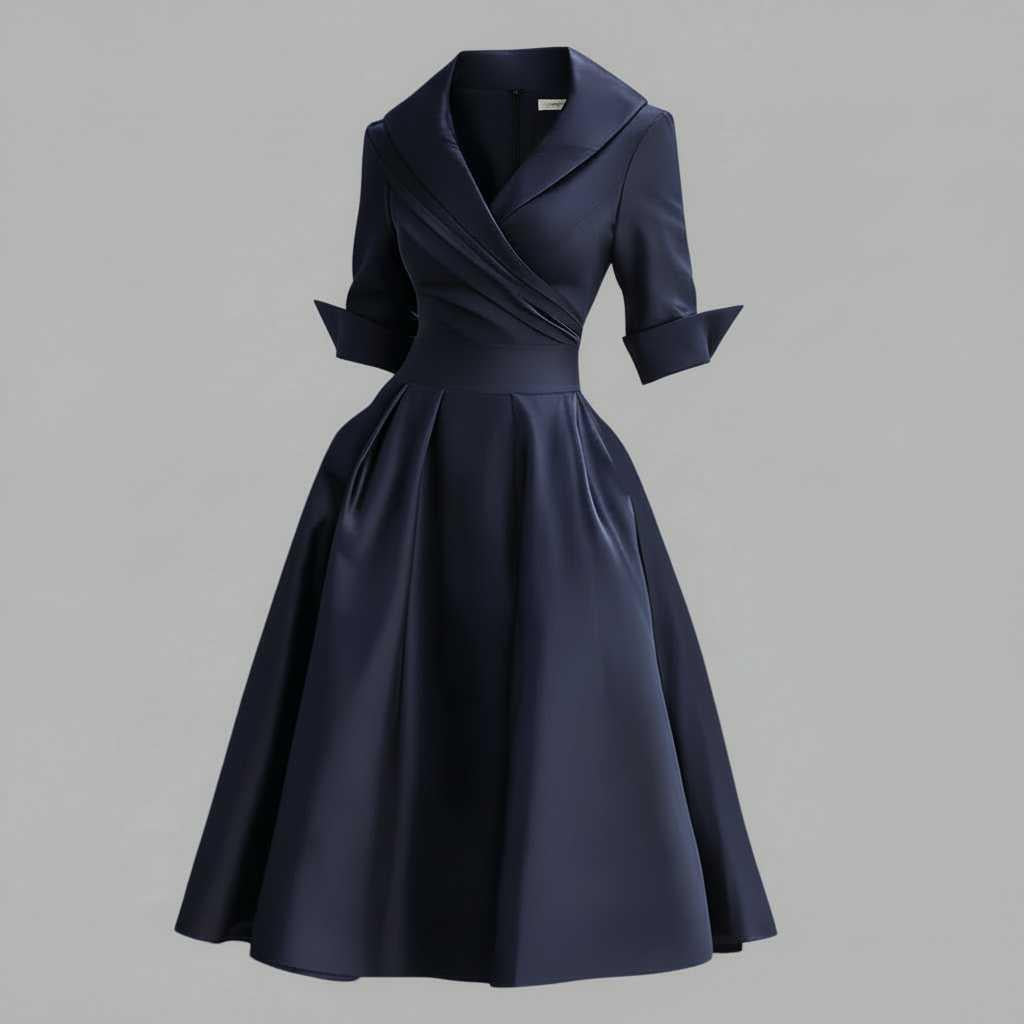 Elegant Midi Dress | Women's Formal Attire