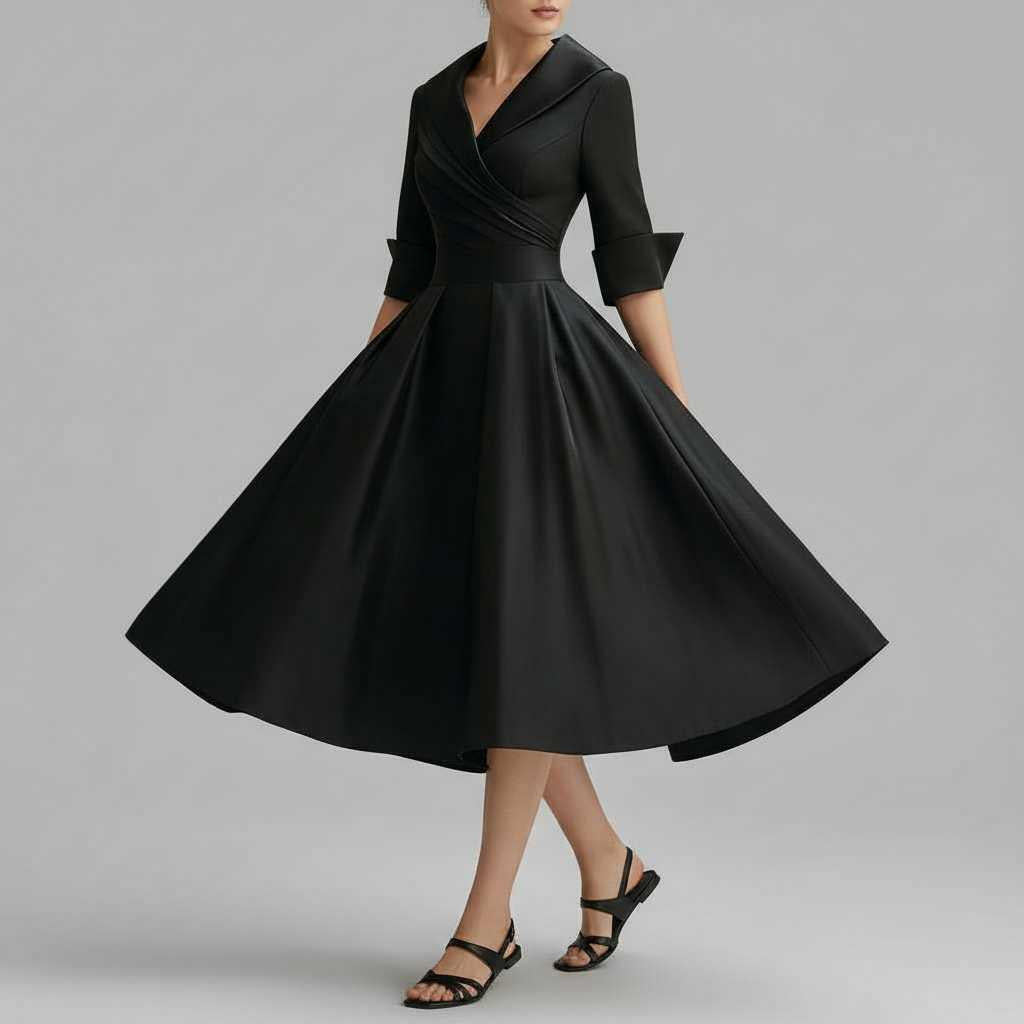 Elegant Midi Dress | Women's Formal Attire