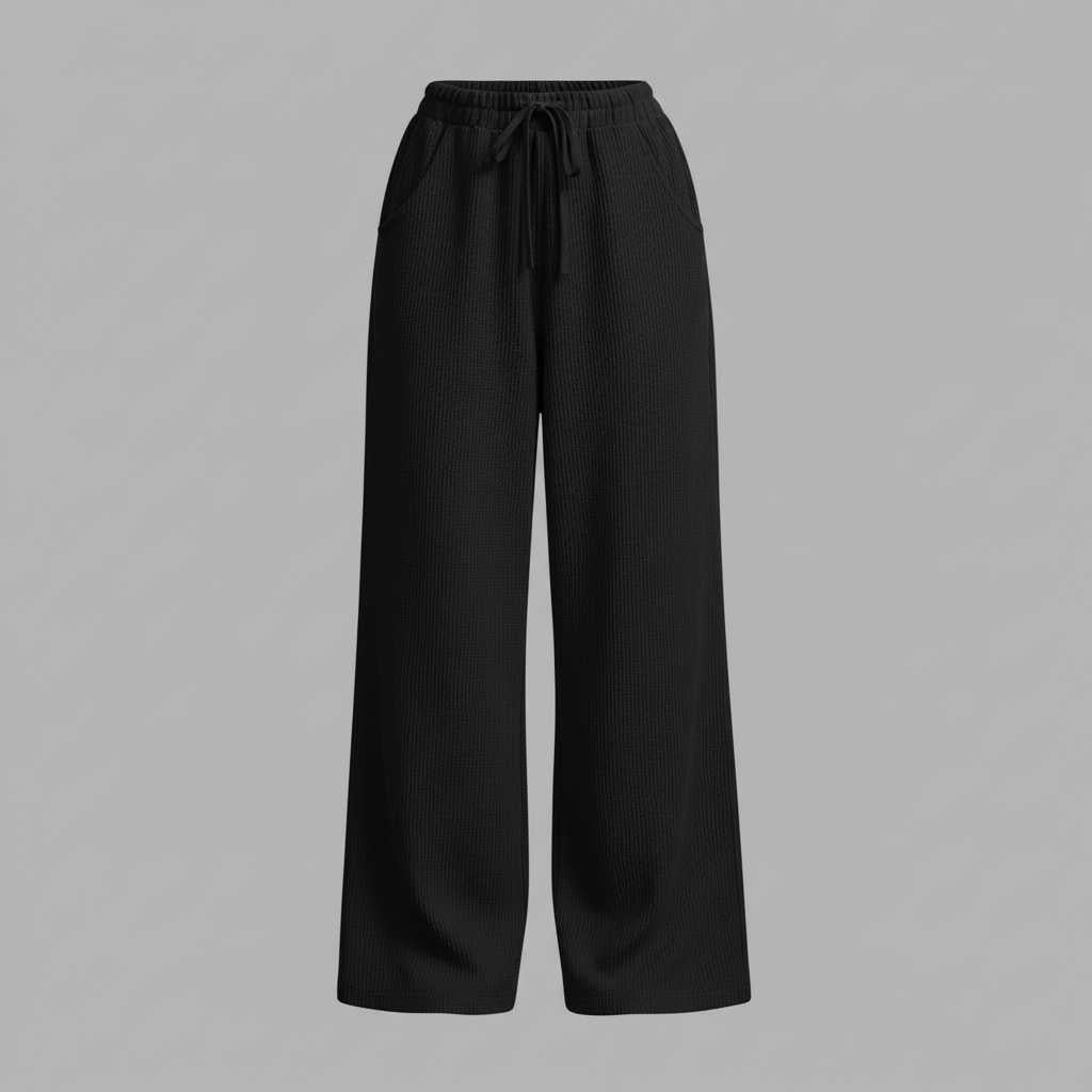 High-Waisted Corduroy Wide Leg Pants | Women's Trousers