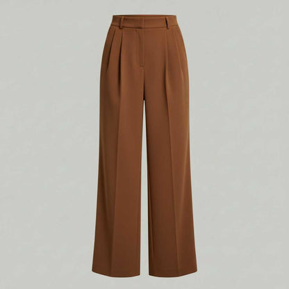 Lena Tailored Wide Leg Pants | Women's Black Trousers