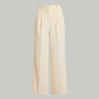 Lena Tailored Wide Leg Pants | Women's Black Trousers