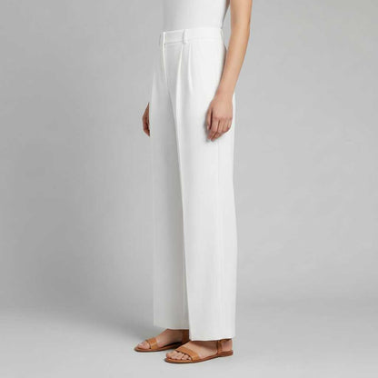 Lena Tailored Wide Leg Pants | Women's Black Trousers