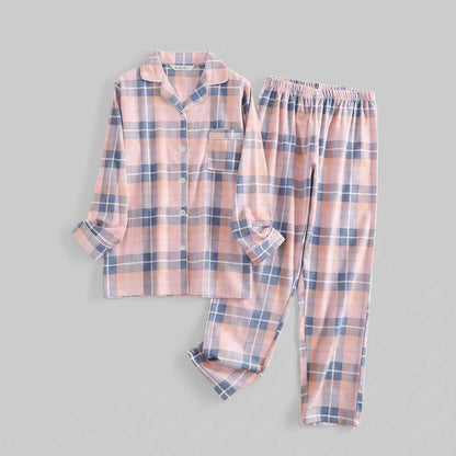 Plaid Cotton Flannel Pajama Set | Women's Sleepwear