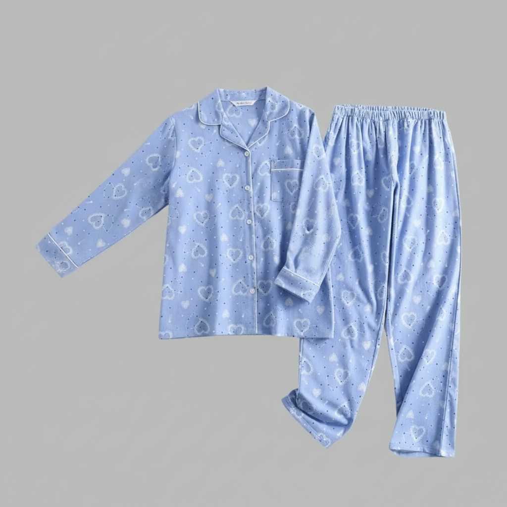 Plaid Cotton Flannel Pajama Set | Women's Sleepwear