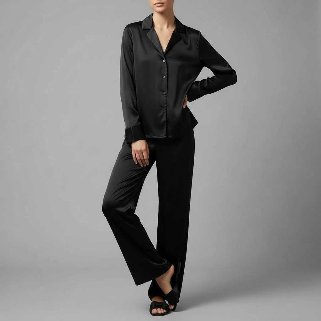 Silk Pajama Set | Women's Sleepwear and Lounge Wear