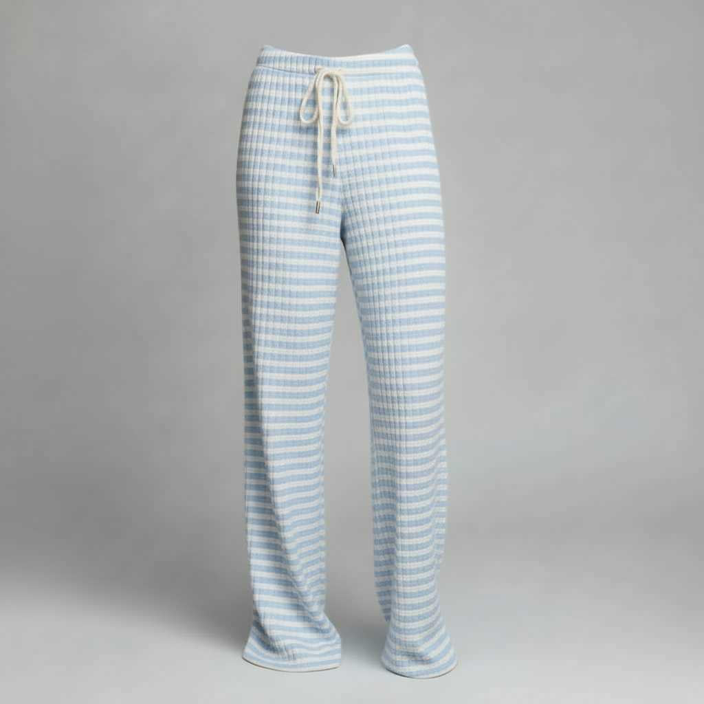 Striped Lace-Up Pants | Women's Casual High Street Pants